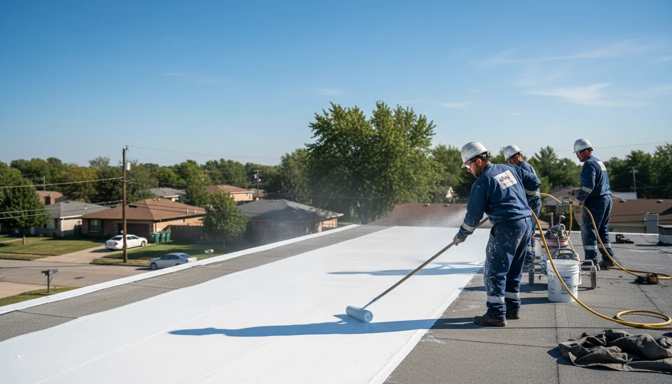 Commercial roof coating in Desert Hot Springs, CA near me